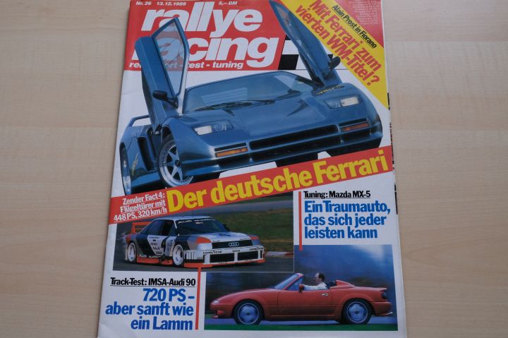 Deckblatt Rallye Racing (26/1989)